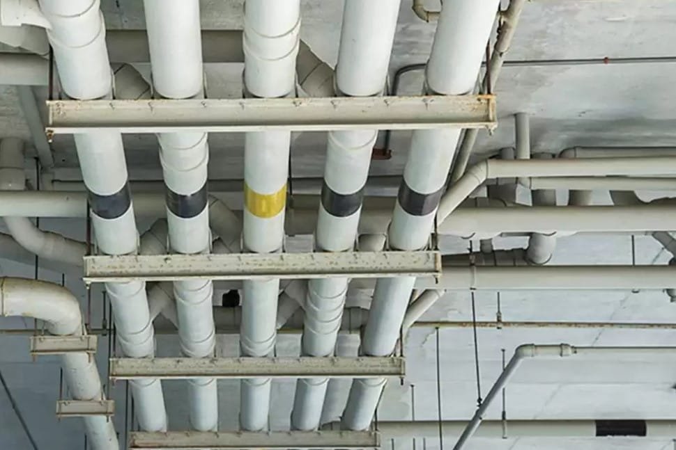 colunas de esgoto predial