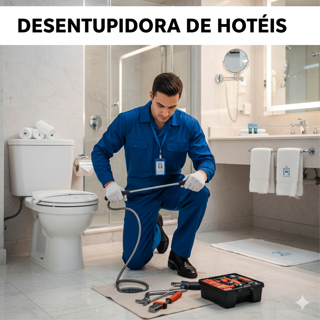 Desentupidora para Hotéis SP - Coppi Desentupidora especializada em hotéis em São Paulo - atendimento profissional e discreto