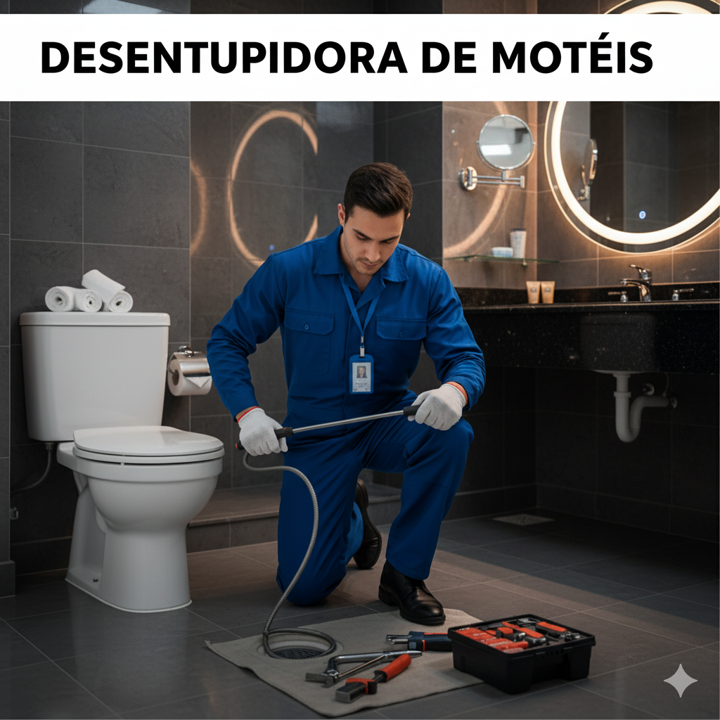 Desentupidora para Motéis SP - Coppi Desentupidora especializada em motéis em São Paulo - atendimento ultra-discreto e sigiloso
