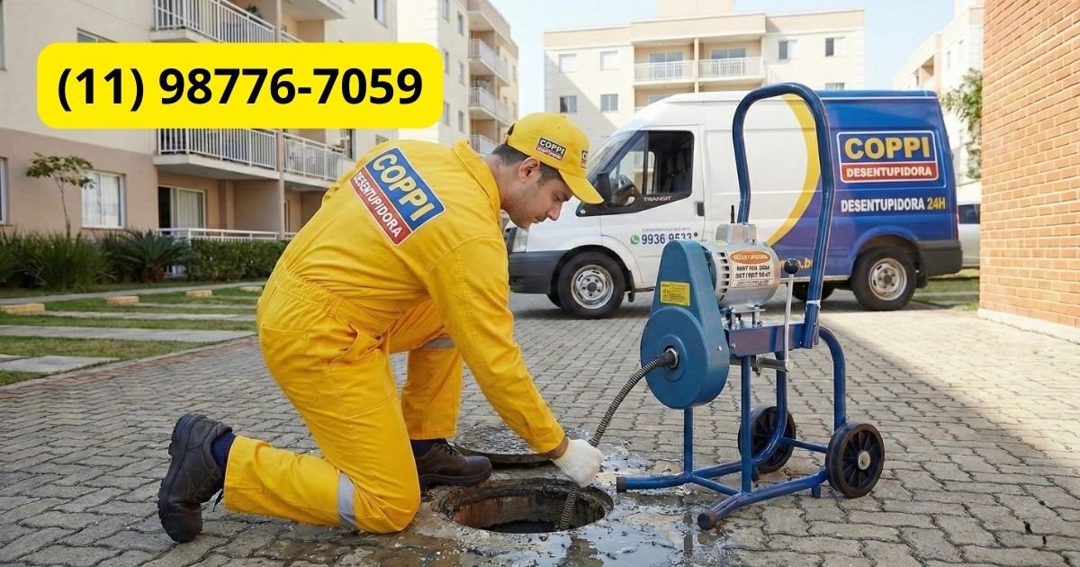 Desentupidora de ralo na 25 de Março SP profissional